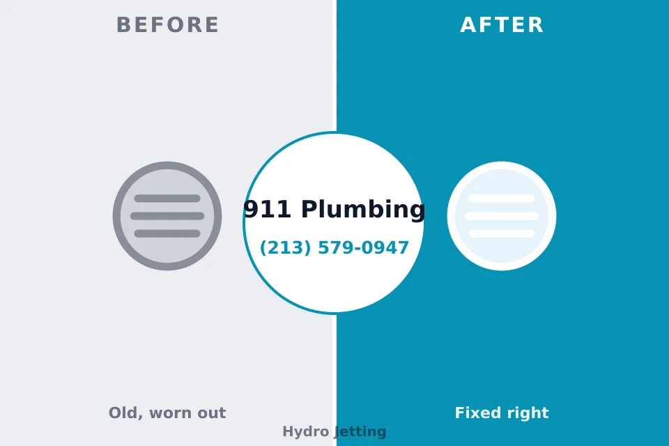 Before and after: plumbing repair Elmwood Park, NJ
